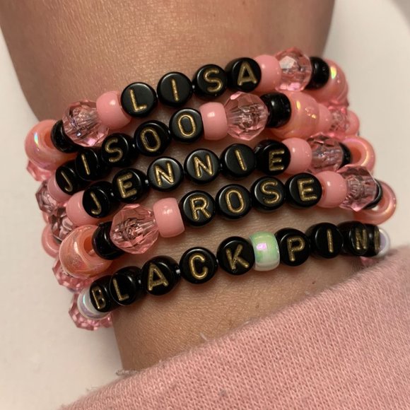 BLACKPINK beaded bracelet set (5) - Picture 1 of 7
